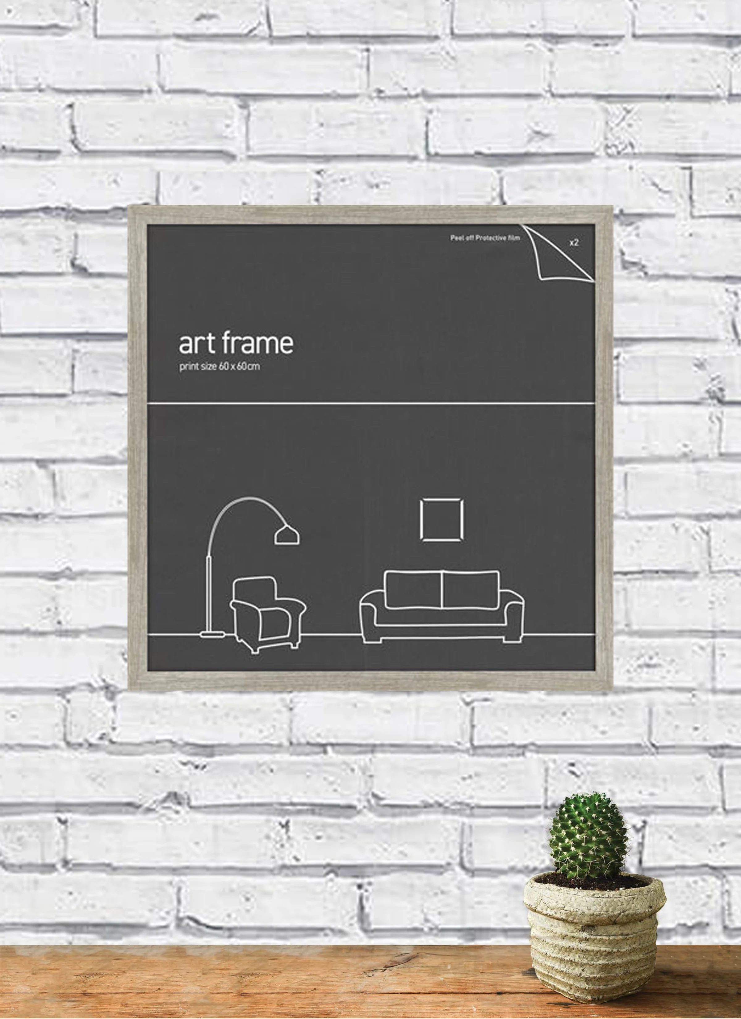 Classic Frame 60x60cm Ash