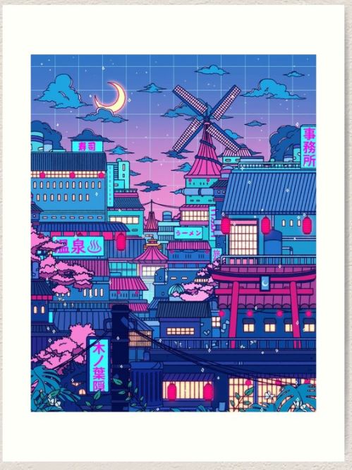 Cyberpunk Village by Seerstuff