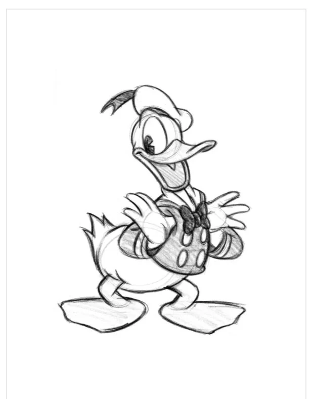 Donald Duck Sketch