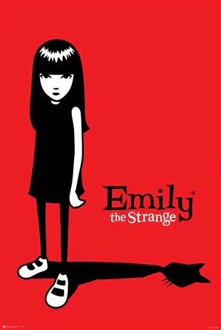 Emily the Strange Cat Shadow