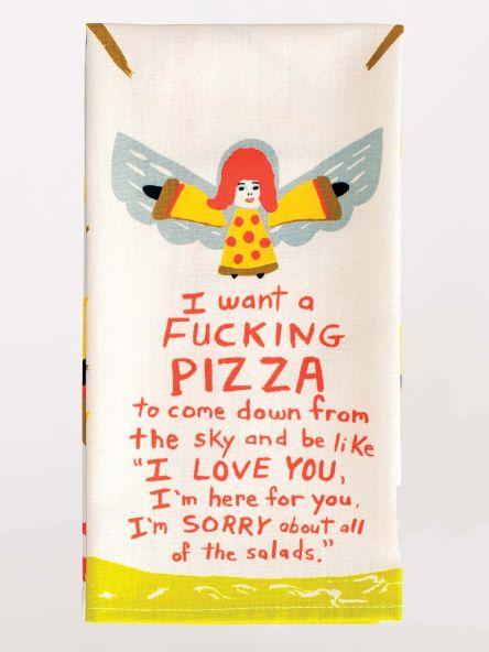 Fucking Pizza Dish Towel