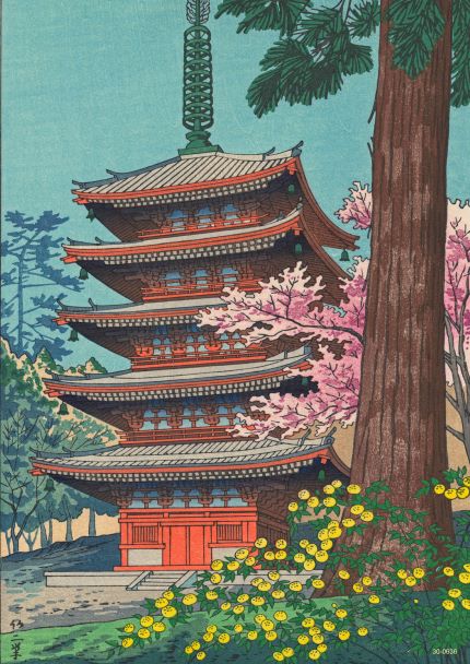 Spring in Daigoji Temple Fujishima Takeji