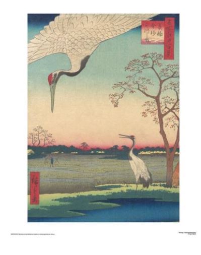 Hiroshige - Kanasugi Mikawashima 60x80cm