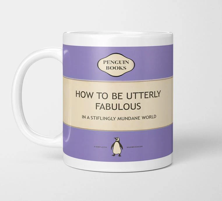 Hustle & Co Book Mug - Utterly Fabulous