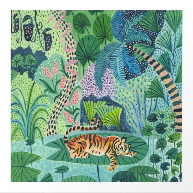 Jungle Tiger by Ambers Textiles