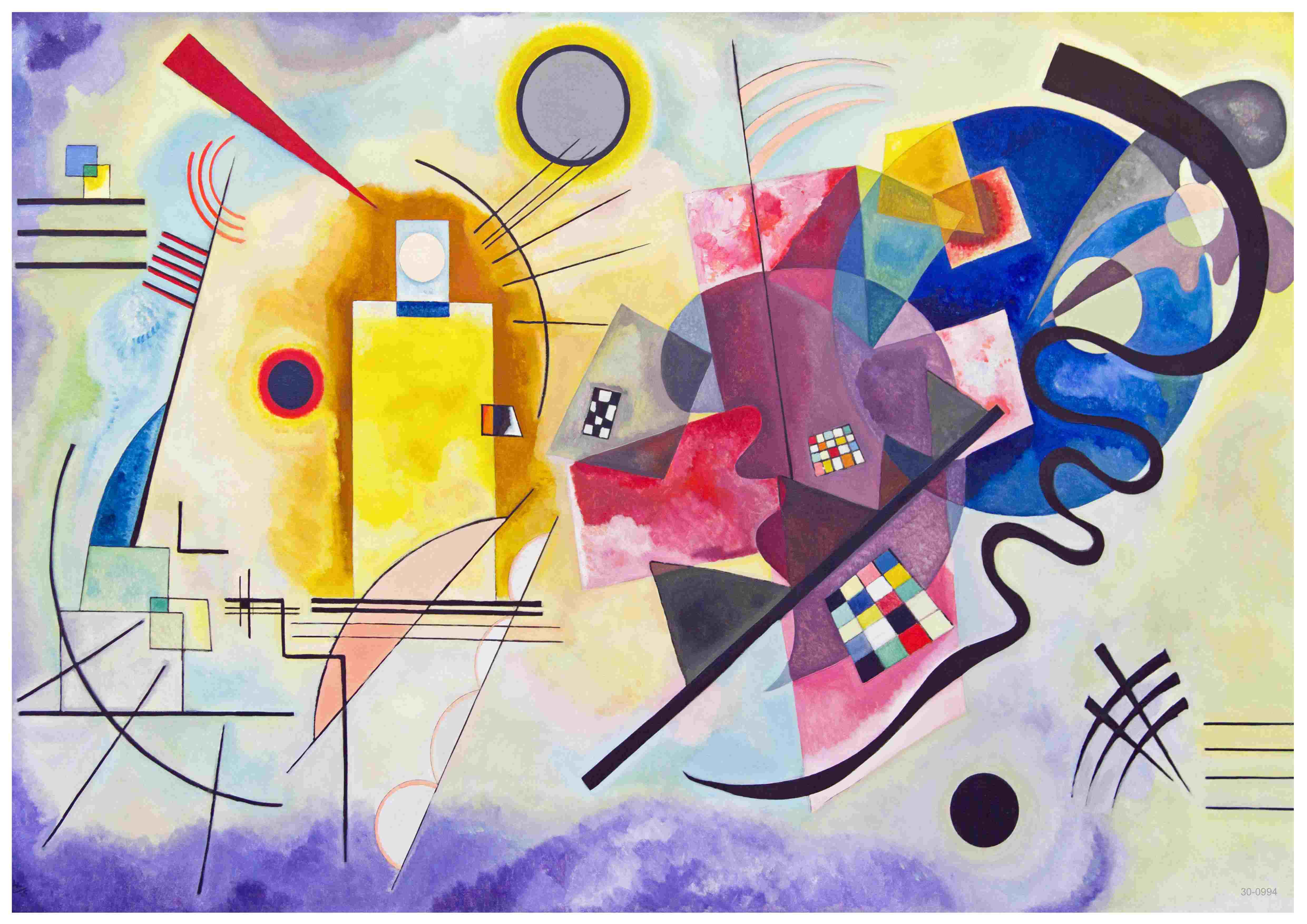 Kandinsky - Jaune Rouge Bleu