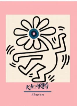 Keith Haring Flower