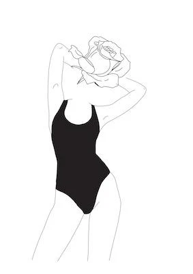 Kendallrose outline by Junefigs