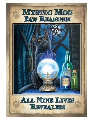 Lisa Parker Print - Mystic Mog Blue