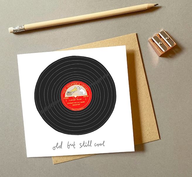 Old But Still Cool Greeting Card