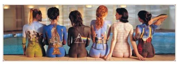 Pink Floyd Back Catalogue Door Poster