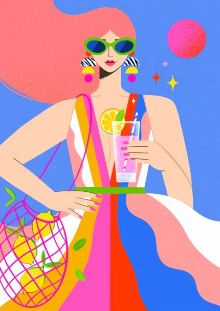 Pink Lemonade by Kitty O Illustrates