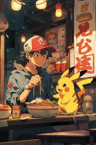 Pokemon Ash Ramen