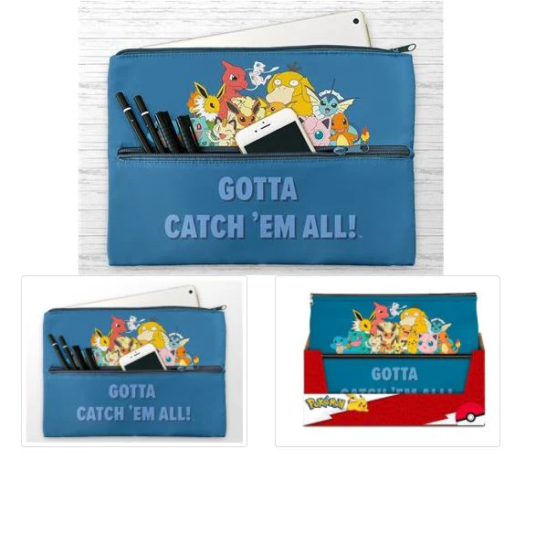 Pokemon Catch Jumbo ipad Pencil Case