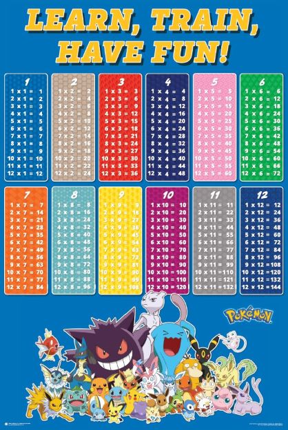Pokemon - Times Tables
