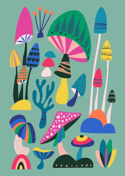 Magic Mushrooms by Rachel Lee
