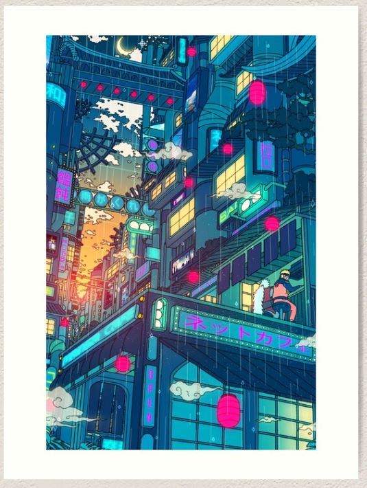 Rain Village by Seerstuff