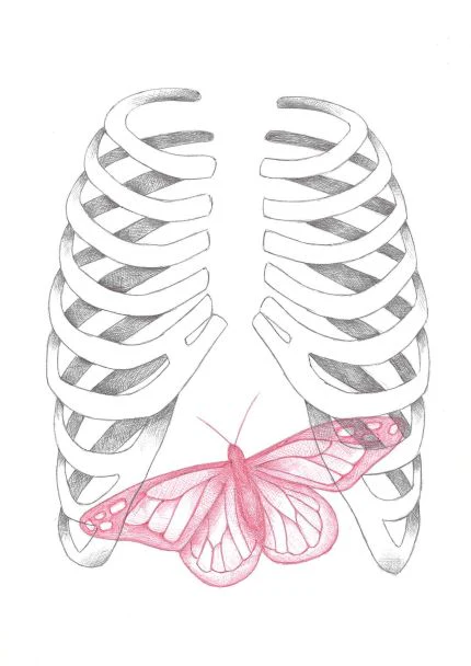 Ribs by Olivia A5 Print