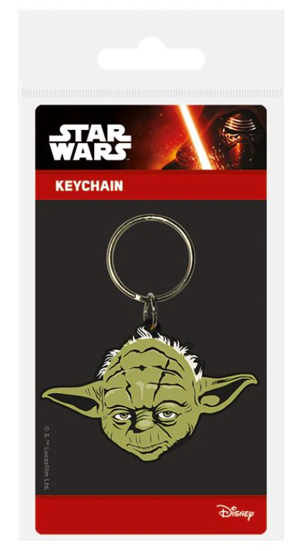 Star Wars Yoda Rubber Keychain