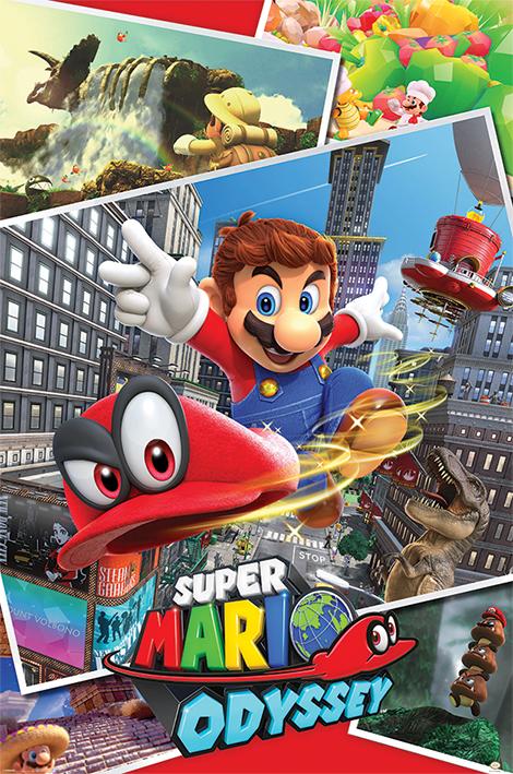Super Mario Odyssey - Collage