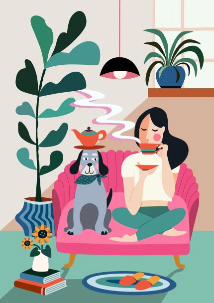Tea Time by Rachel Lee A5