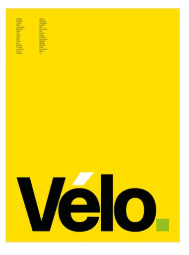 Velo (Yellow) by Monument Studio