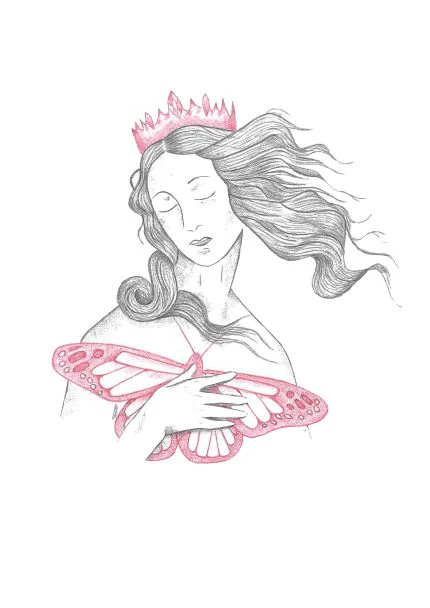 Venus by Olivia A5 Print