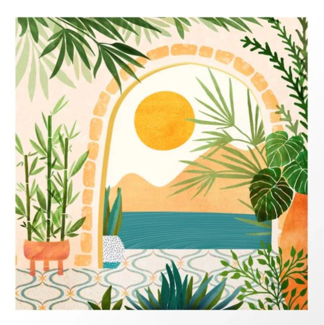 Villa View Landscape by Modern Tropical